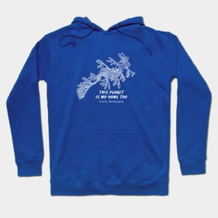 Leafy Seadragon - This Planet Is My Home Too - ocean life Hoodie